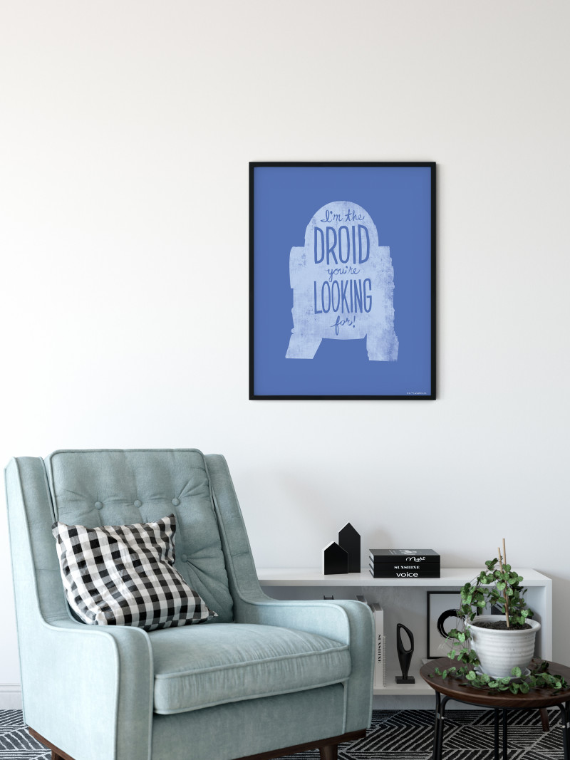 Star Wars Silhouette Quotes R2D2 - View 1
