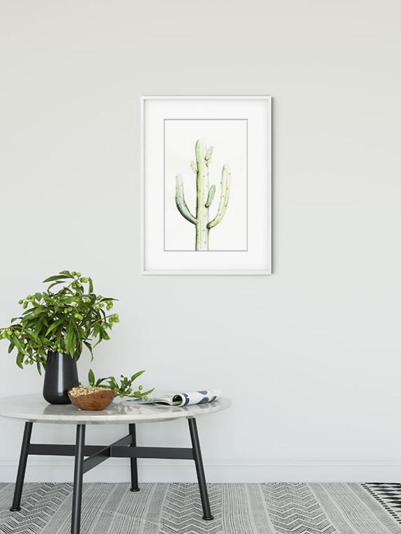 Saguaro Watercolor - View 1