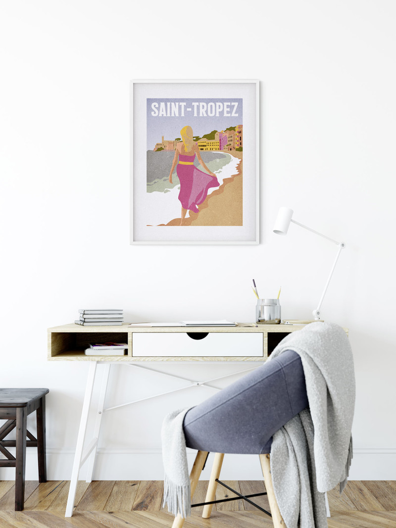 Vintage Travel Saint-Tropez - View 1