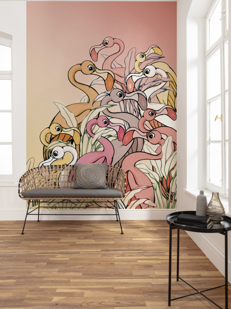 Flamingos and Lillys - View 1