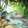 Jungle book swimming with Baloo