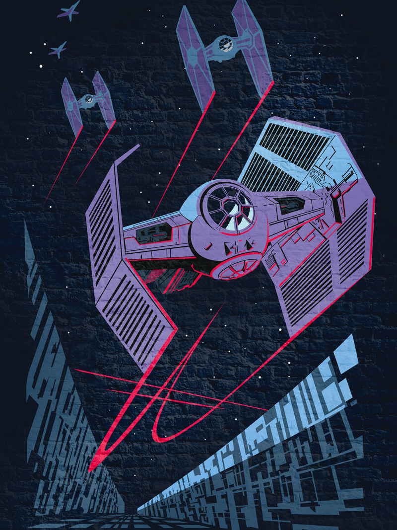 Star Wars Classic Concrete TIE-Fighter - Thumbnail View 1
