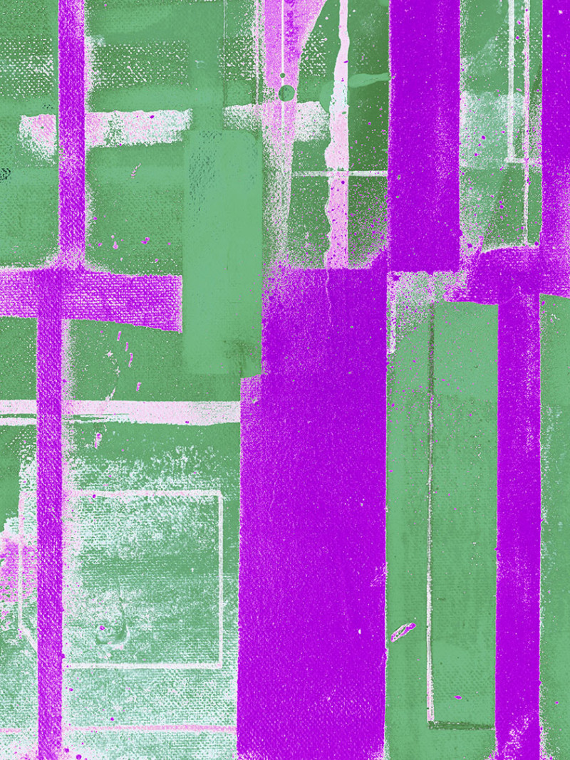 Cuboids Linedup green-violett - Thumbnail View 1