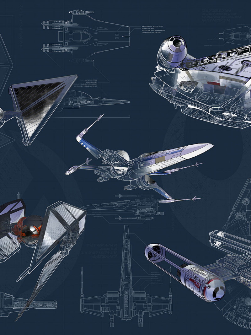 Star Wars Blueprint Dark - Thumbnail View 1