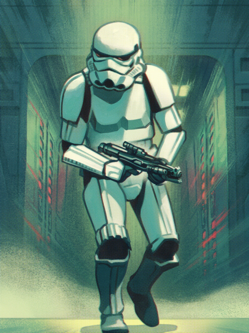 Mandalorian Stormtrooper Print - Thumbnail View 1