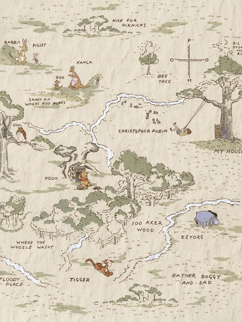 Winnie the Pooh Map - Thumbnail View 1