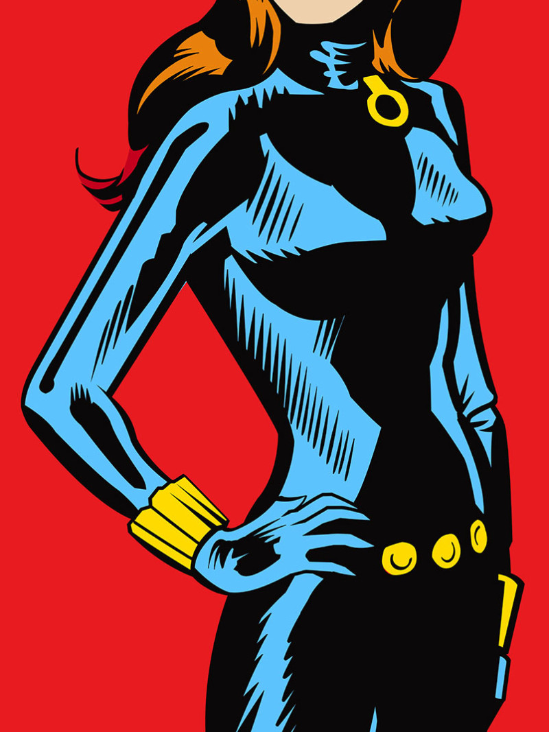 Marvel PowerUp Widow - Thumbnail View 1