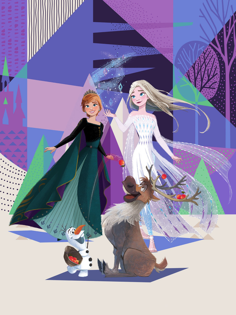 Frozen Abstract Arendelle - Thumbnail View 1
