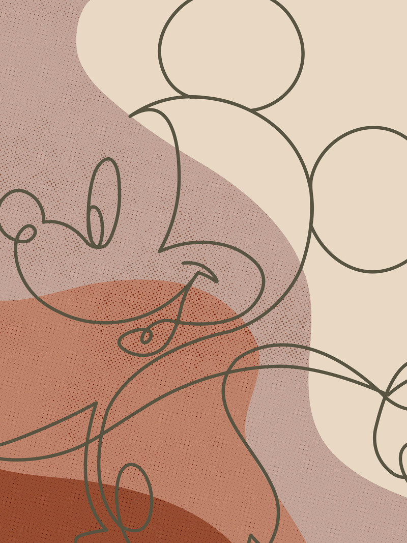 Mickey Line Drawing - Thumbnail View 1
