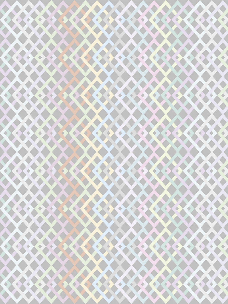 Structure Rhombus lightgrey-pastell - Thumbnail View 1