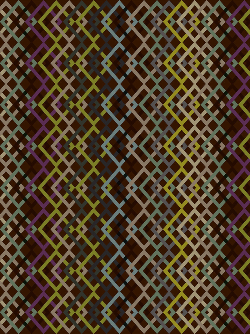 Structure Rhombus mocca-brown - Thumbnail View 1