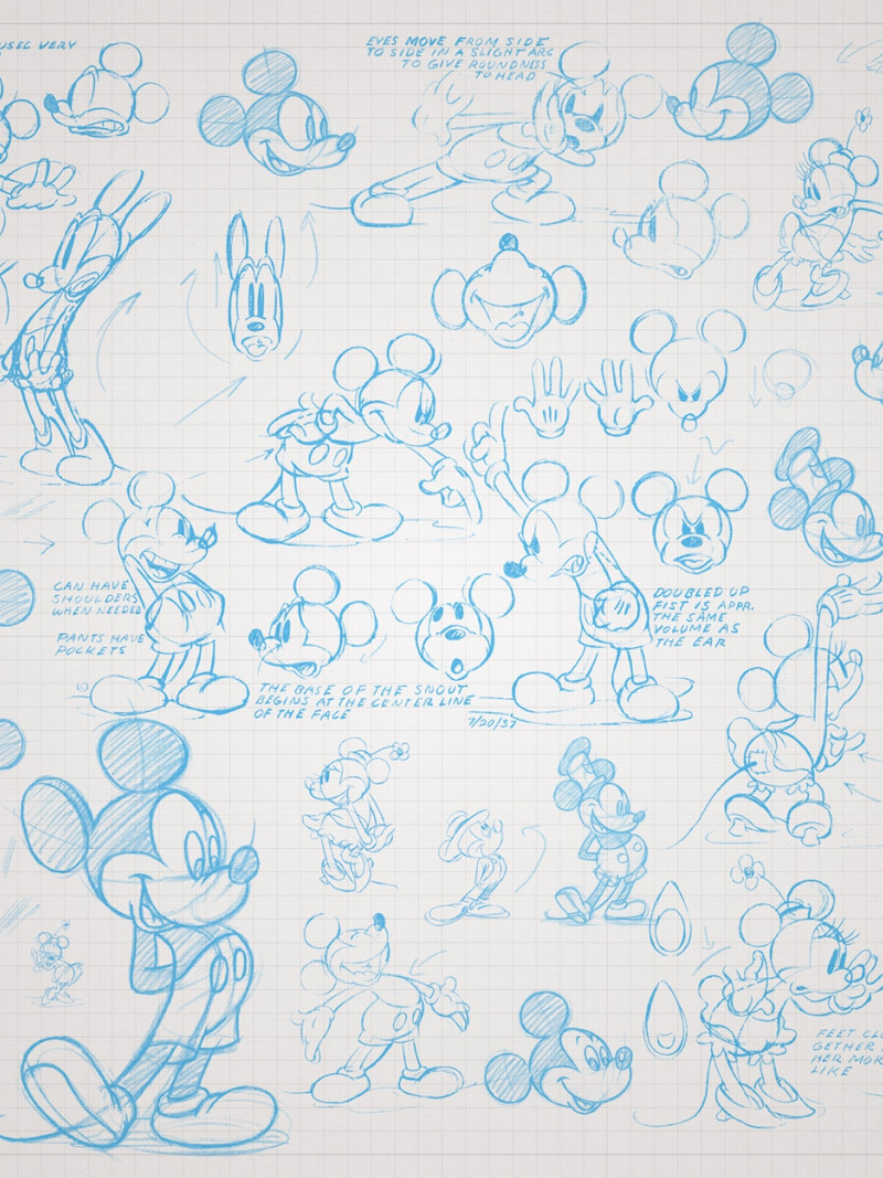 Mickey Sketches - Thumbnail View 1