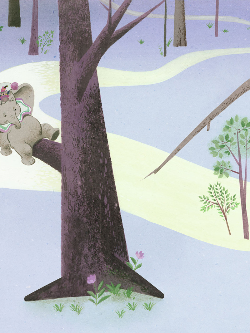 Dumbo Sleep on Tree - Thumbnail View 1