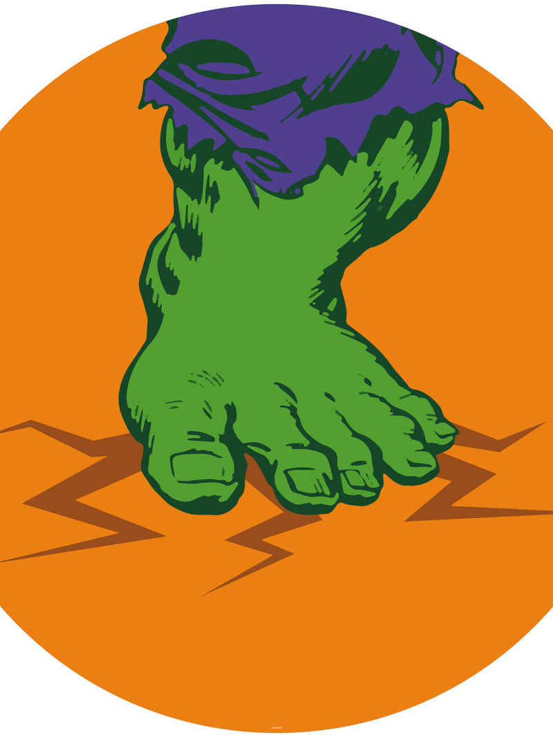 Avengers Hulk's Foot Pop Art - Thumbnail View 1