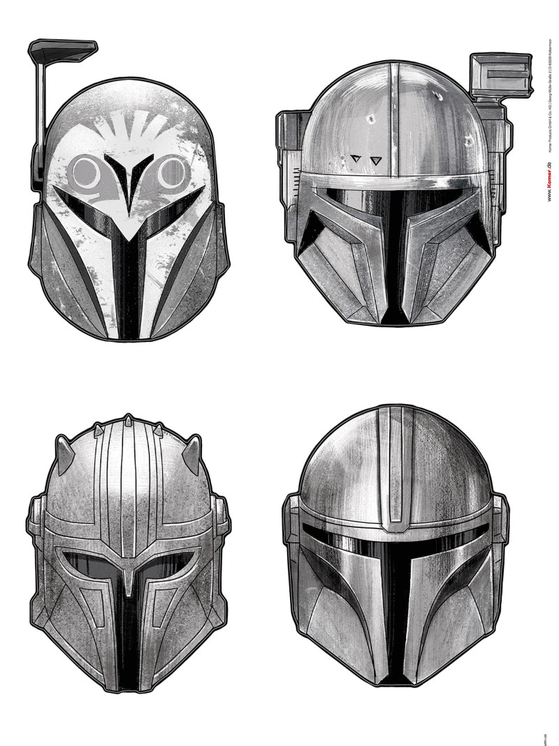 Star Wars The Mandalorian Helmets - Thumbnail View 1