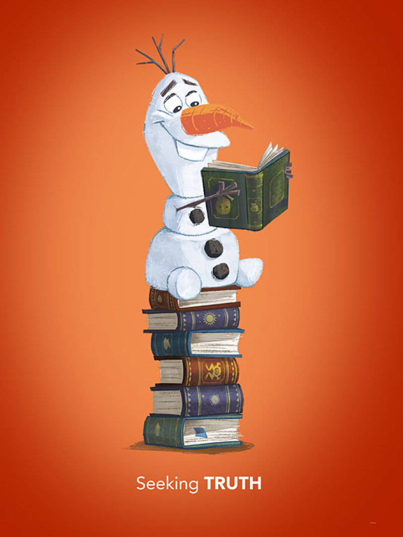 Frozen Olaf Reading - Thumbnail View 1
