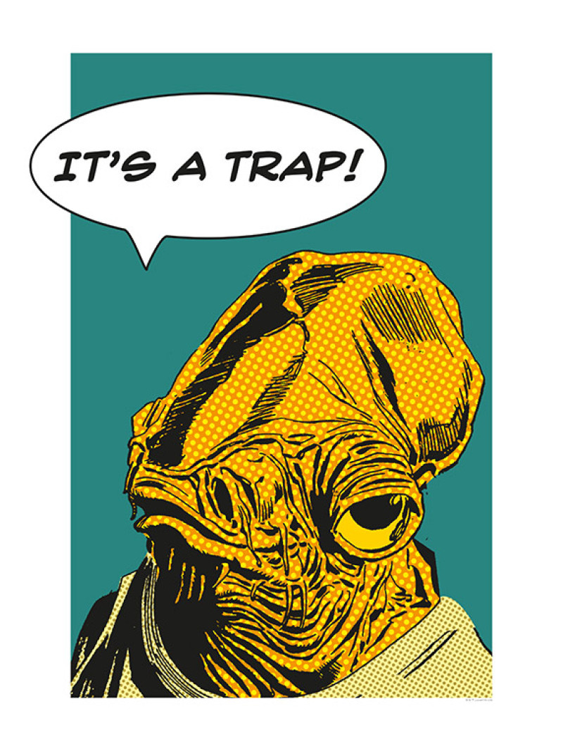 Star Wars Classic Comic Quote Ackbar - Thumbnail View 1