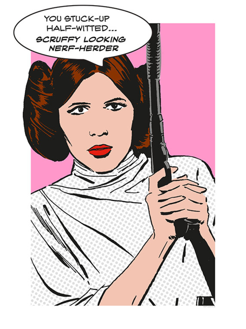Star Wars Classic Comic Quote Leia - Thumbnail View 1