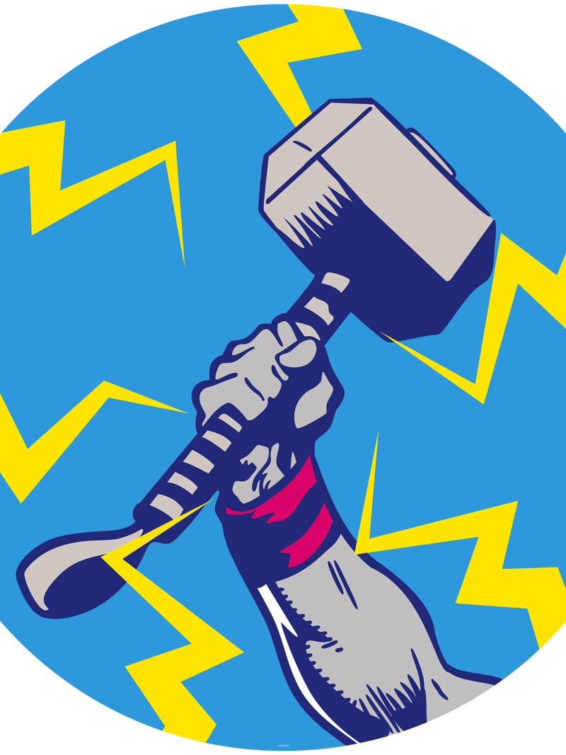 Avengers Thor's Hammer Pop Art - Thumbnail View 1