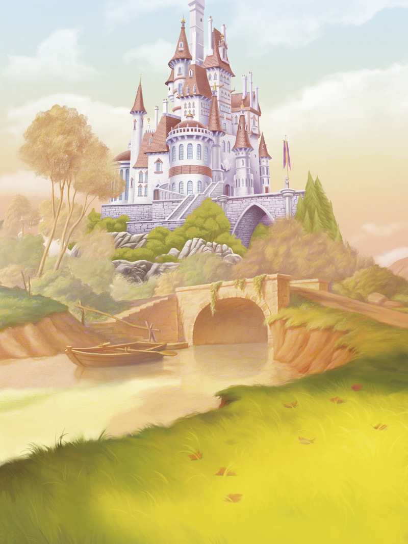Disney Princess Belle Castle River - Thumbnail View 1