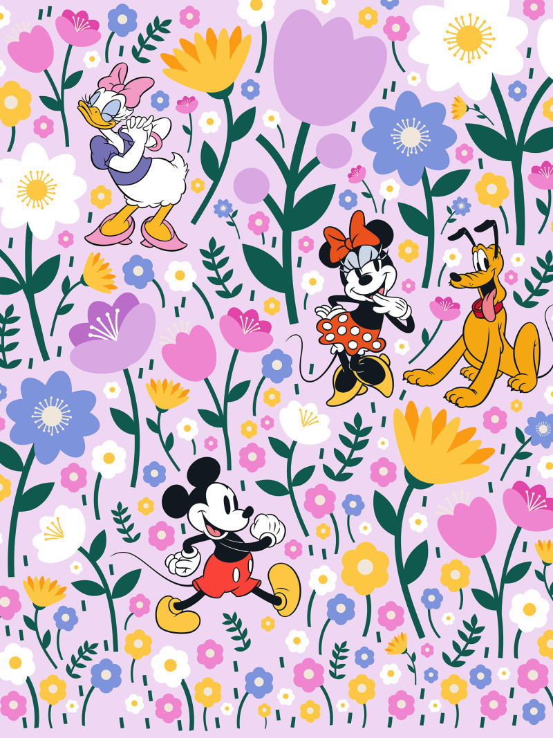 Disney Mickey Mouse and Minnie Mouse Botanical Spring - Thumbnail View 1