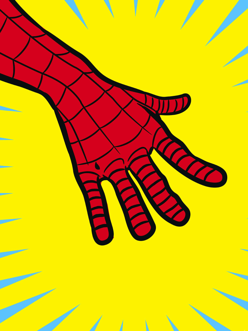 Marvel PowerUp Spider-Man Hand - Thumbnail View 1