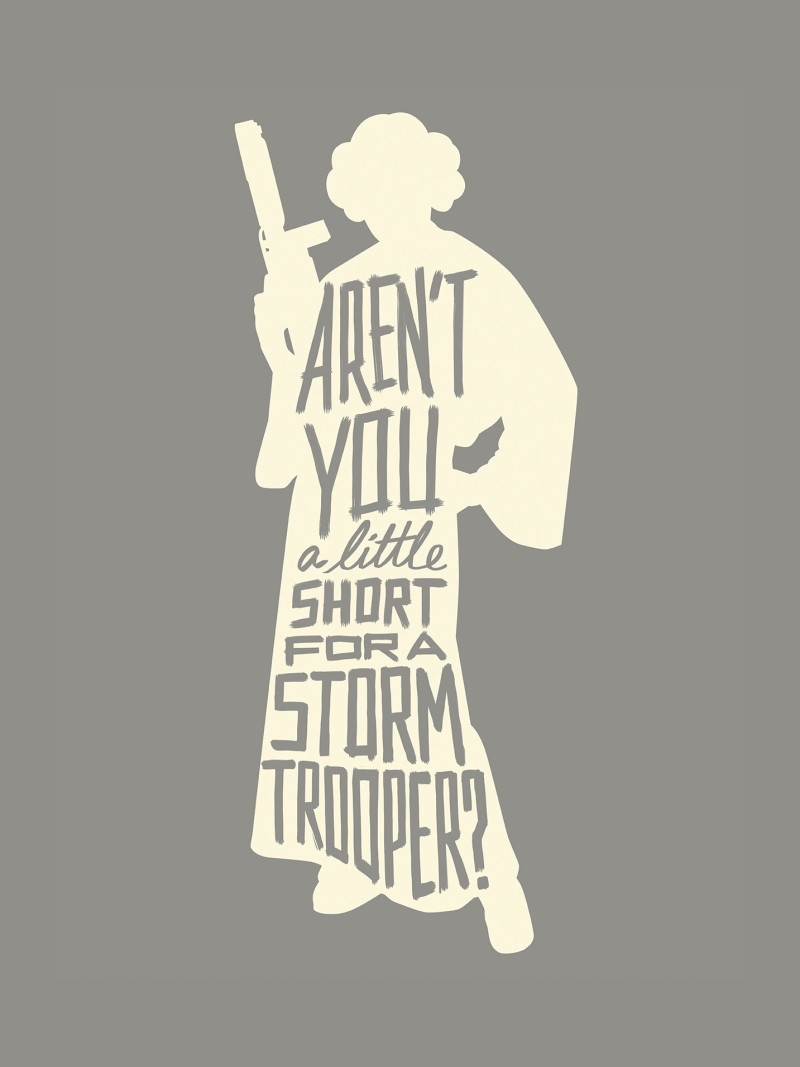 Star Wars Silhouette Quotes Leia - Thumbnail View 1