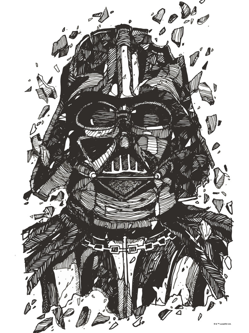 Star Wars Darth Vader Drawing - Thumbnail View 1