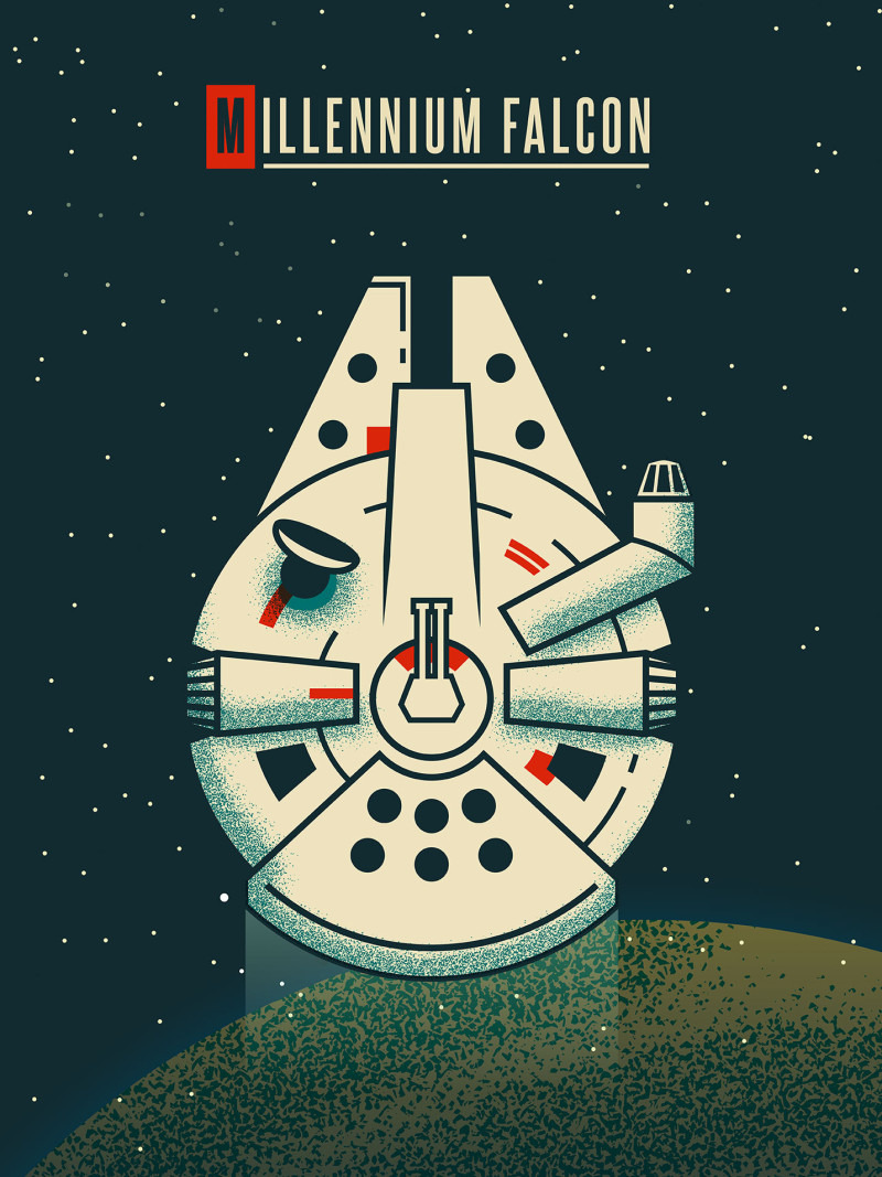 Star Wars - Geeky Millennium Falcon - Thumbnail View 1