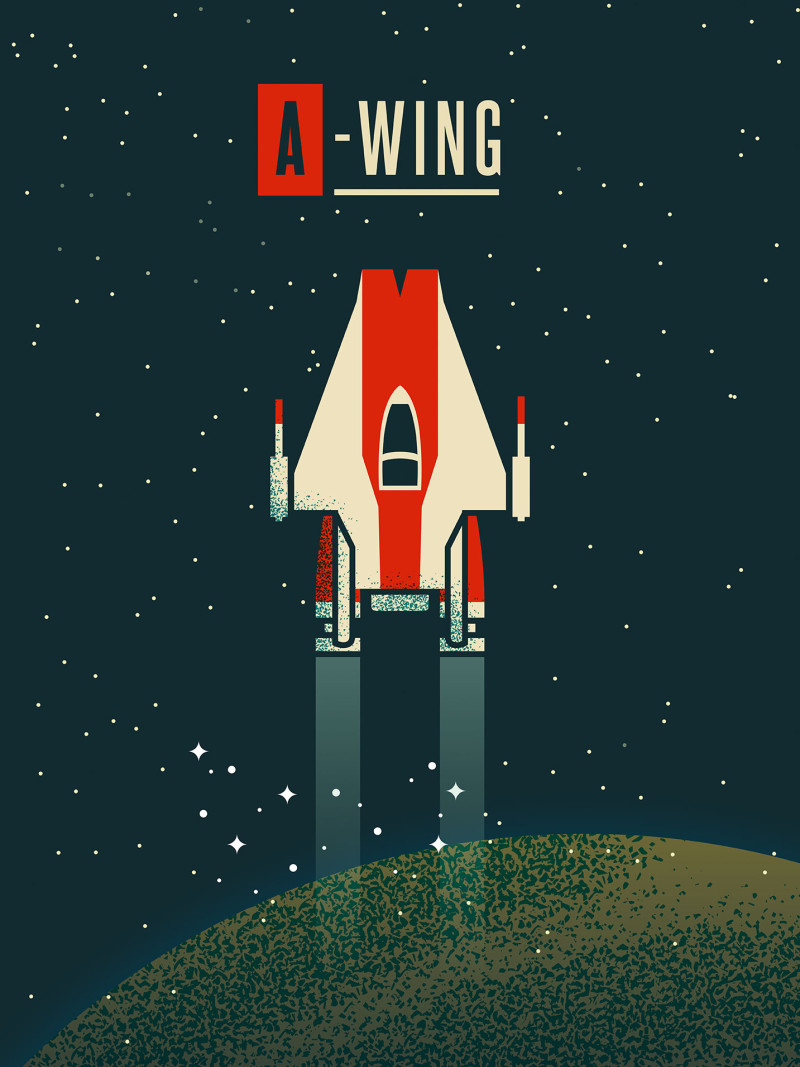 Star Wars - Geeky A-Wing - Thumbnail View 1