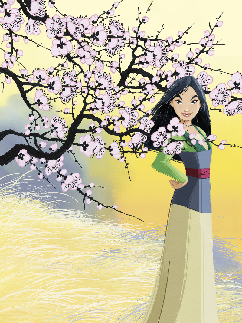 Disney Mulan Cherry Blossoms - Thumbnail View 1