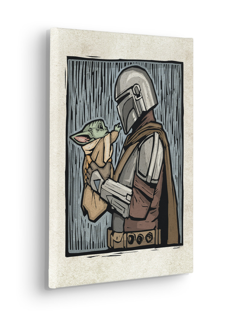 Star Wars The Mandalorian Lino-Cut - Thumbnail View 1