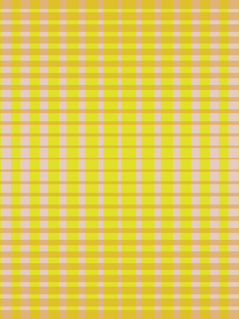 Chequered yellow-apricot - Thumbnail View 1