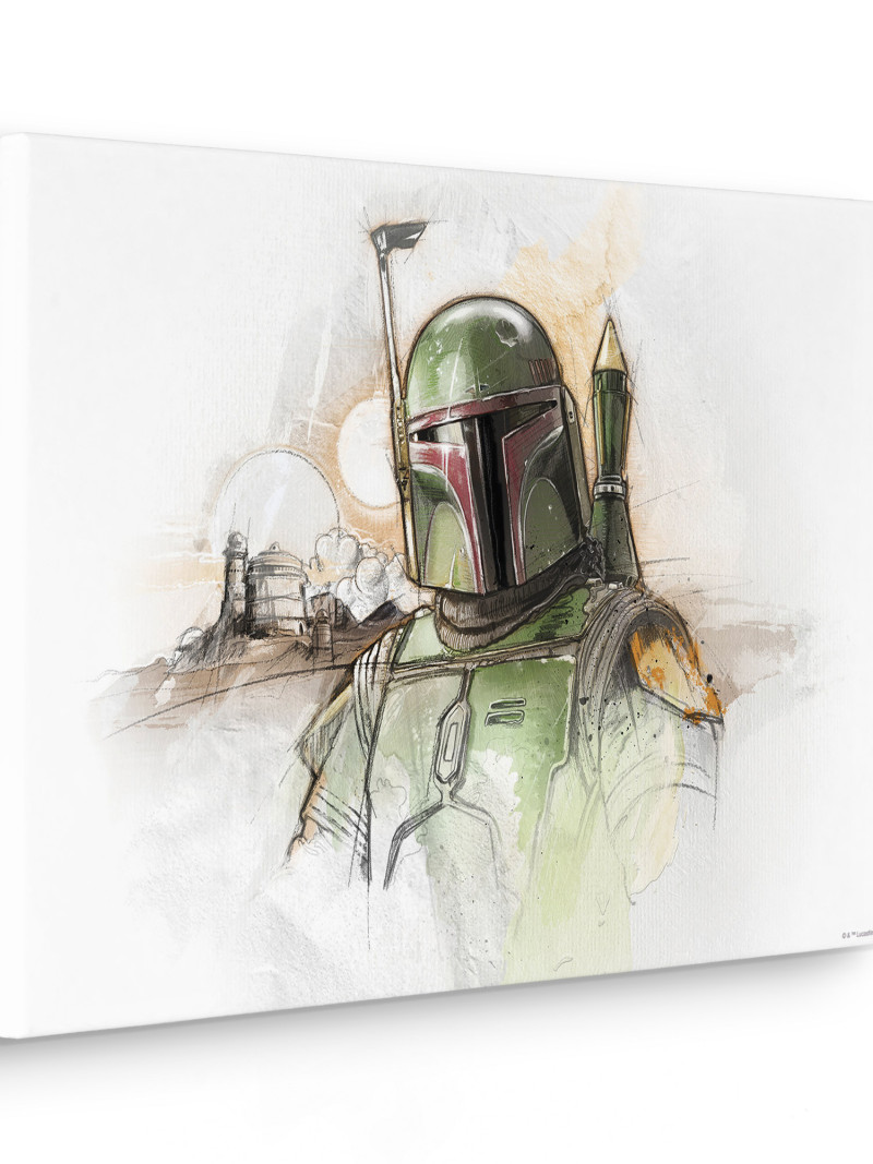 Star Wars Boba Fett Sketch - Thumbnail View 1