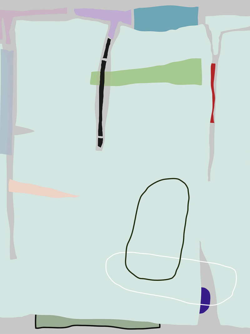 Composition 3 grey-bleu - Thumbnail View 1