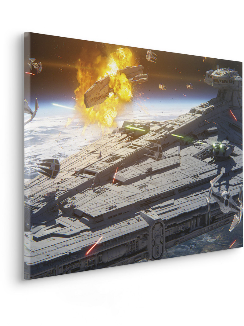 Star Wars The Mandalorian Space Fight - Thumbnail View 1