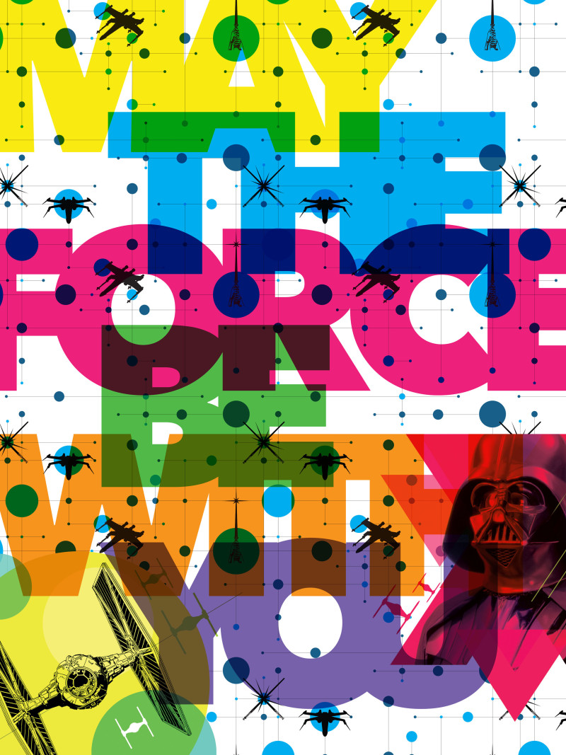 Star Wars Pop Neon Geometrics Vader - Thumbnail View 1