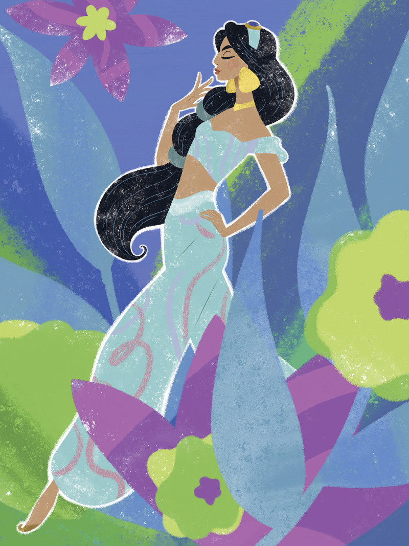 Disney Princess Jasmine in Blue - Thumbnail View 1