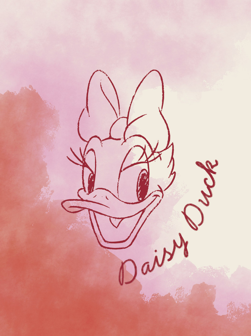 Disney Daisy Duck Watercolours - Thumbnail View 1