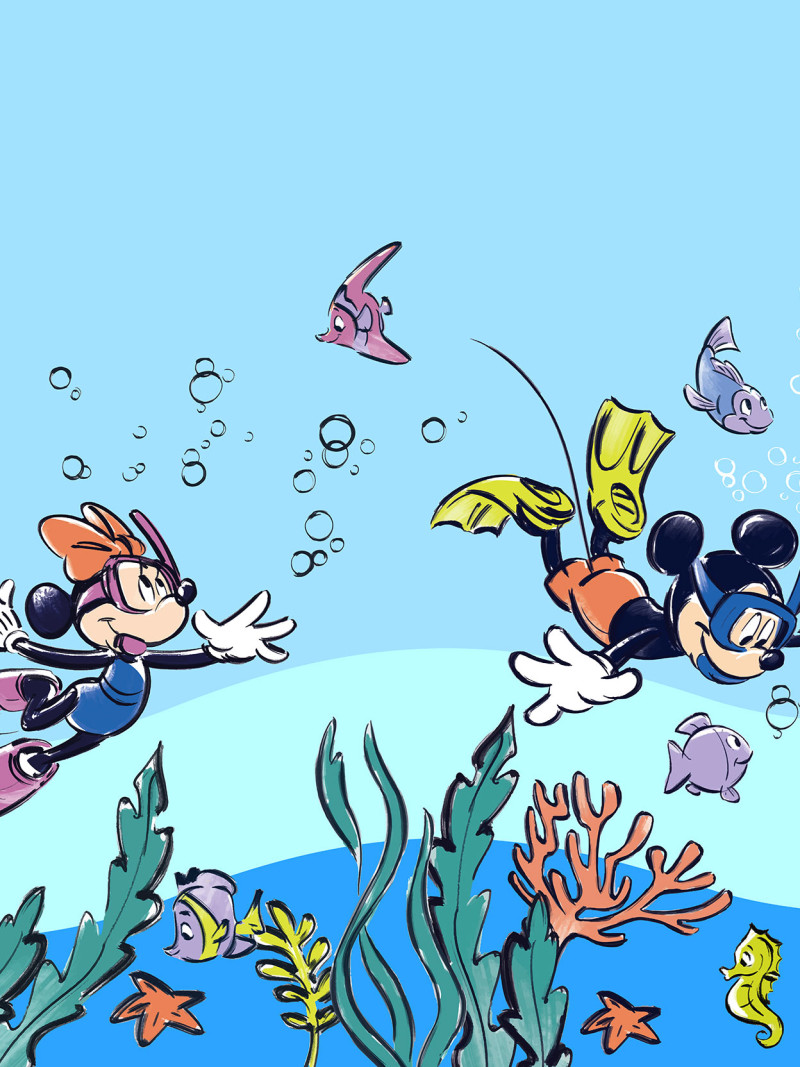 Mickey & Minnie Coral Reef - Thumbnail View 1