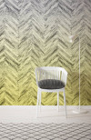 Herringbone Yellow - View 1