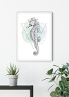 Sea Horse Watercolor