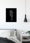 Sea Horse Black