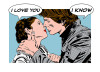 Star Wars Classic Comic Quote Leia Han