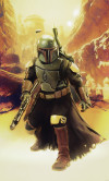 Star Wars Boba Fett Sneaking Up - View 1