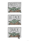 Star Wars Mandalorian The Child Protect Attack Snack