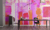 Stems Blooming pink-orange - View 1