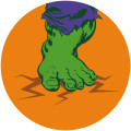 Avengers Hulk's Foot Pop Art - Thumbnail View 1