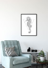 Sea Horse White