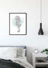 Sea Horse Watercolor
